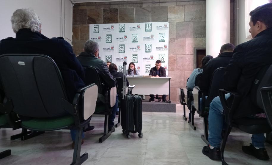 Sessão de abertura de envelopes de preços da duplicação da Rodovia das Cataratas