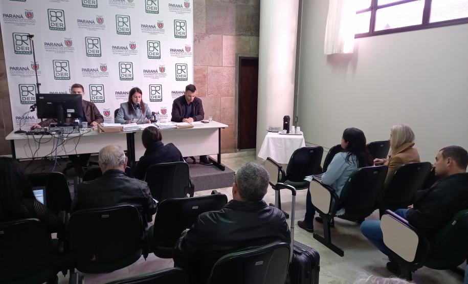 Sessão de abertura de envelopes de preços da duplicação da Rodovia das Cataratas