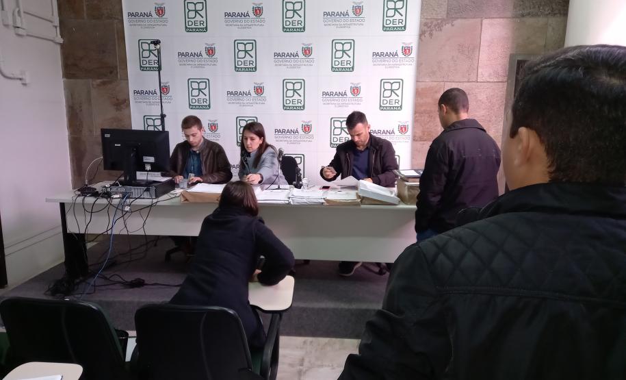 Sessão de abertura de envelopes de preços da duplicação da Rodovia das Cataratas