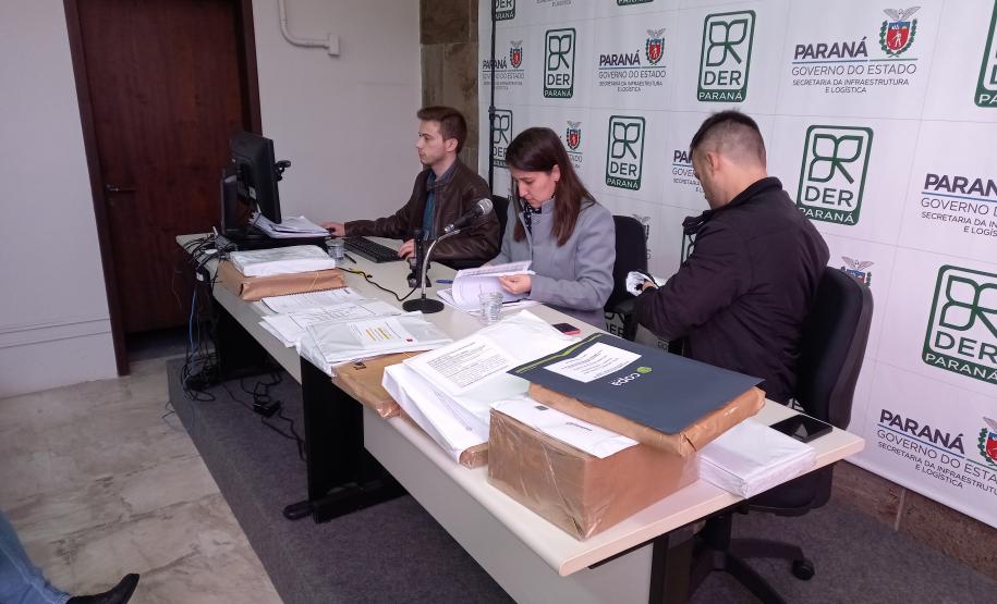 Sessão de abertura de envelopes de preços da duplicação da Rodovia das Cataratas