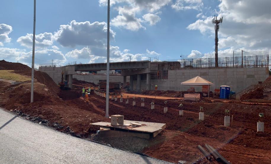 Obras do Trevo Cataratas