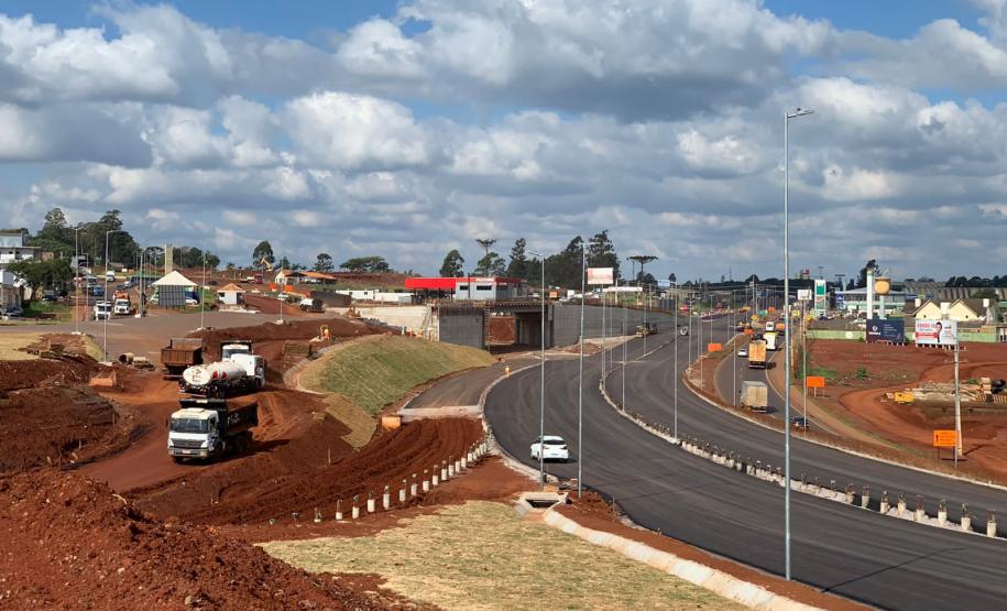 Obras do Trevo Cataratas