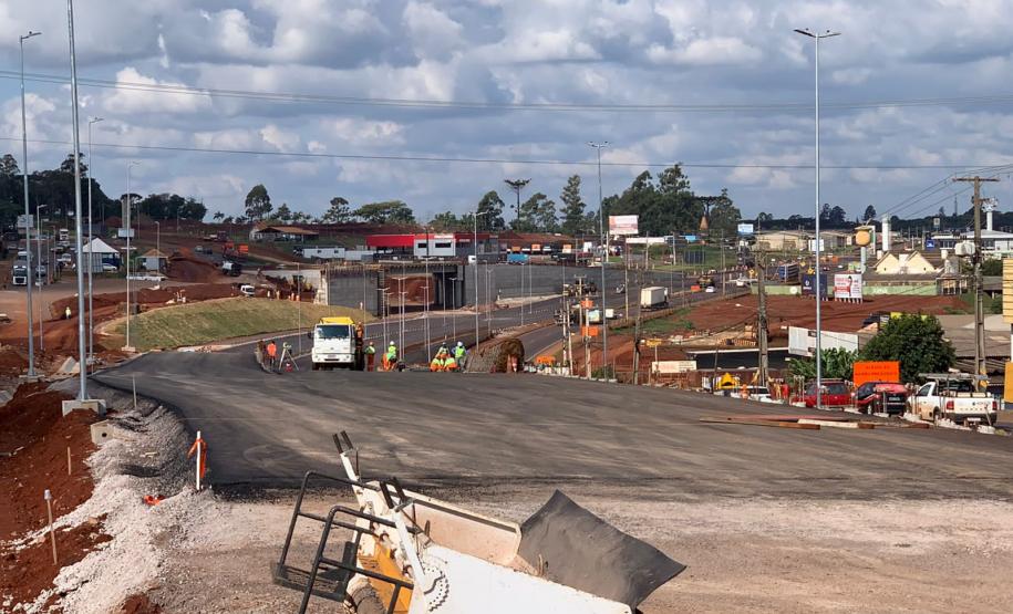 Obras do Trevo Cataratas