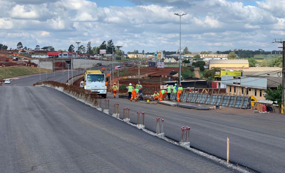 Obras do Trevo Cataratas