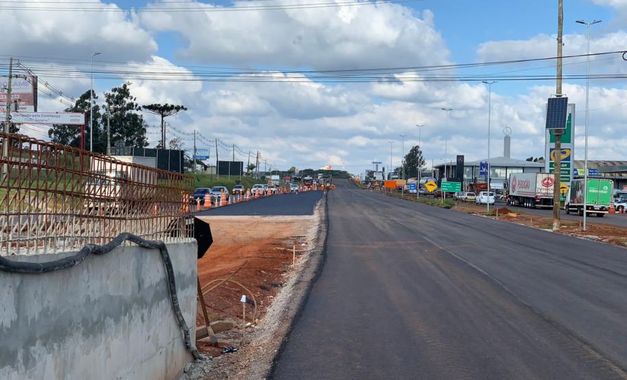 Obras do Trevo Cataratas