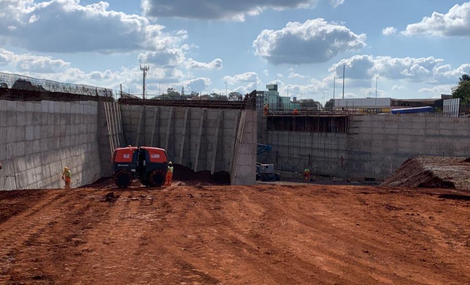 Obras do Trevo Cataratas
