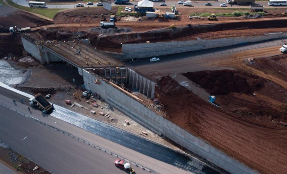 Obras do Trevo Cataratas