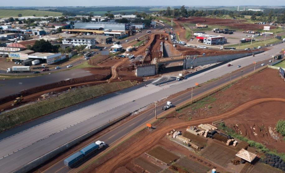 Obras do Trevo Cataratas