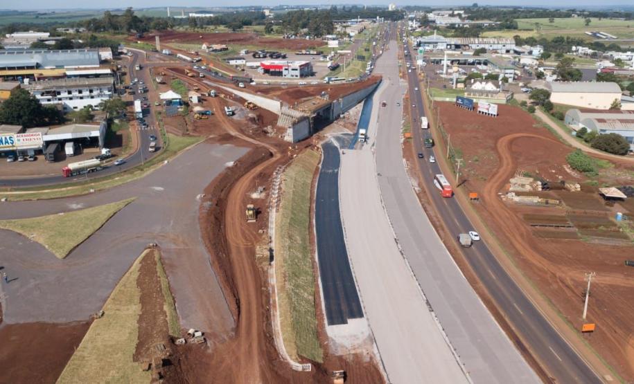Obras do Trevo Cataratas