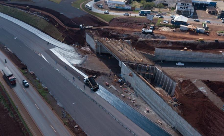 Obras do Trevo Cataratas