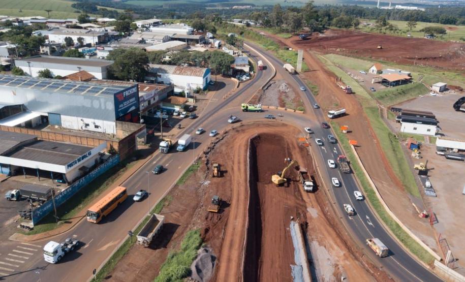 Obras do Trevo Cataratas