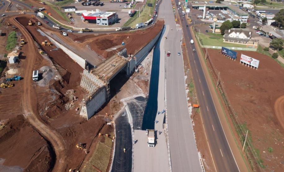 Obras do Trevo Cataratas