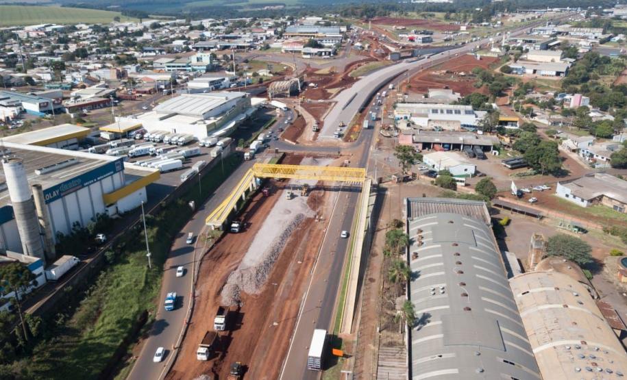Obras do Trevo Cataratas