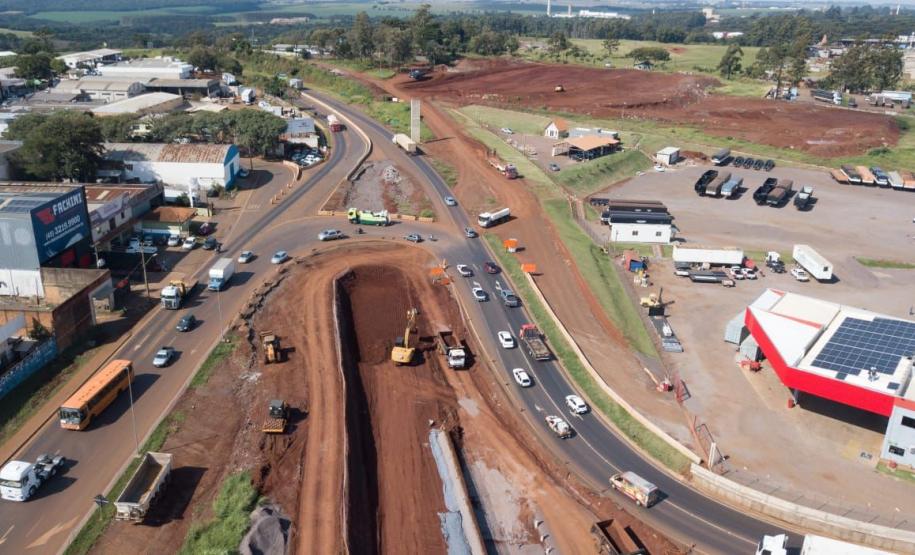 Obras do Trevo Cataratas