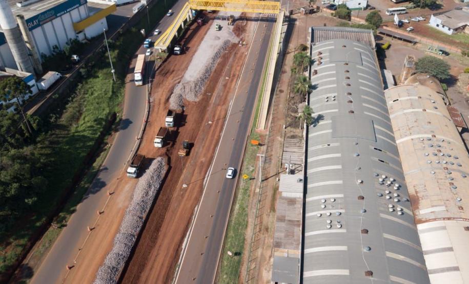 Obras do Trevo Cataratas