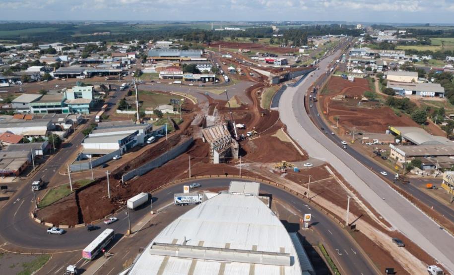 Obras do Trevo Cataratas