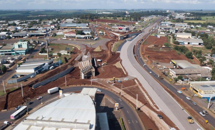 Obras do Trevo Cataratas