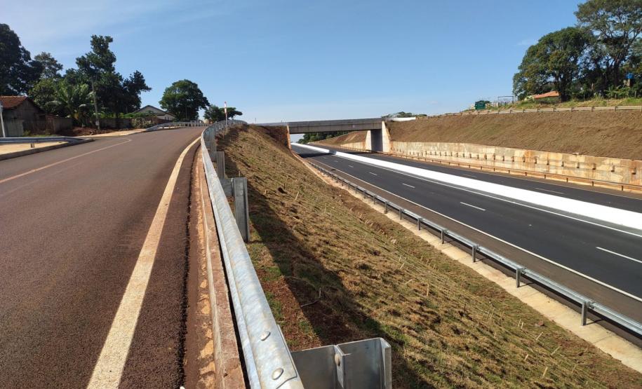 Novo viaduto e duplicação da PR-323 em Água Boa