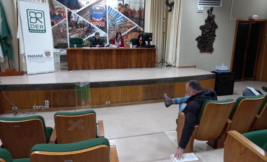 Sessão de abertura de envelopes de habilitação