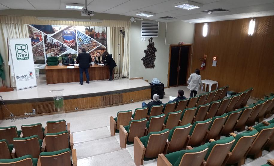 Abertura de envelopes de preços