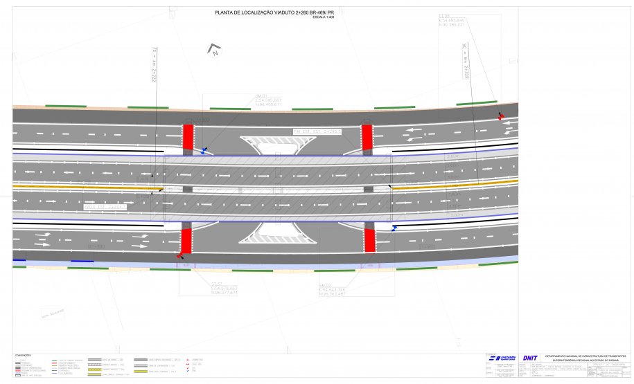 Projeto executivo do Viaduto Km 2