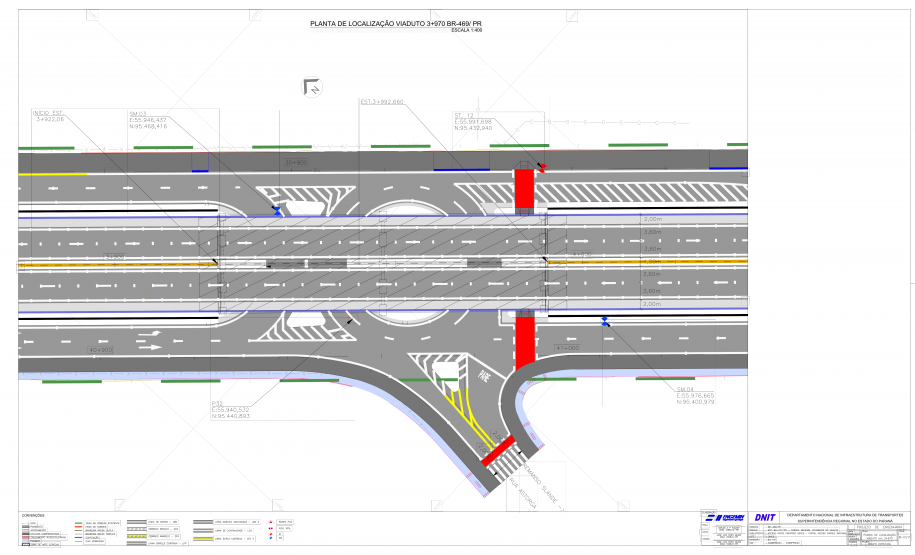 Projeto executivo do Viaduto Km 3