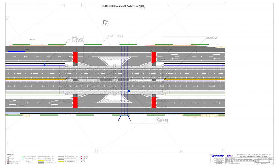 Projeto executivo do Viaduto Km 7