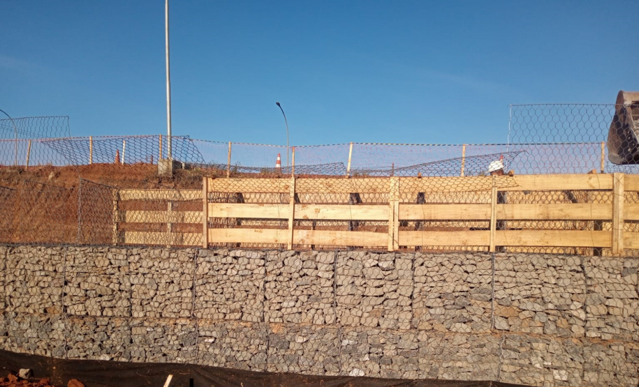 Duplicação BR-277 em Guarapuava, obras em alça de viaduto