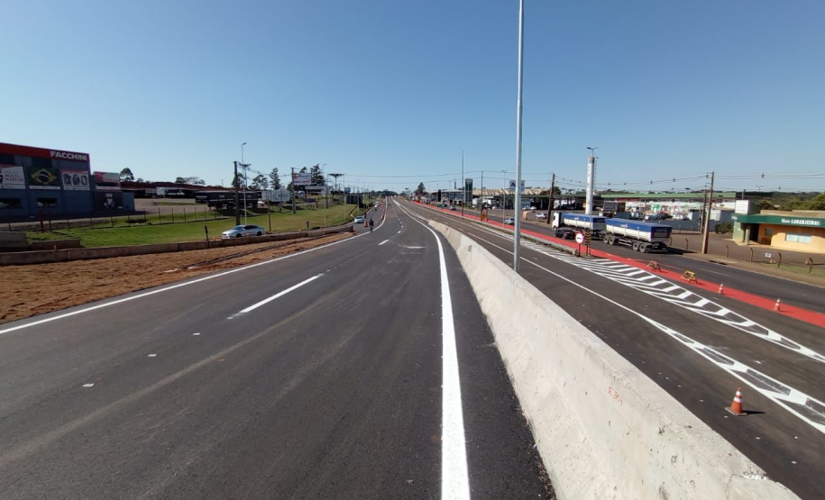 Trevo Cataratas em etapa final