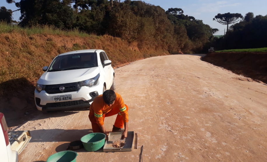 PR-090 Verificação da compactação do cascalho