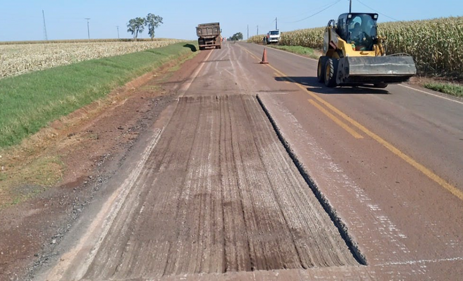 Execução de remendo superficial