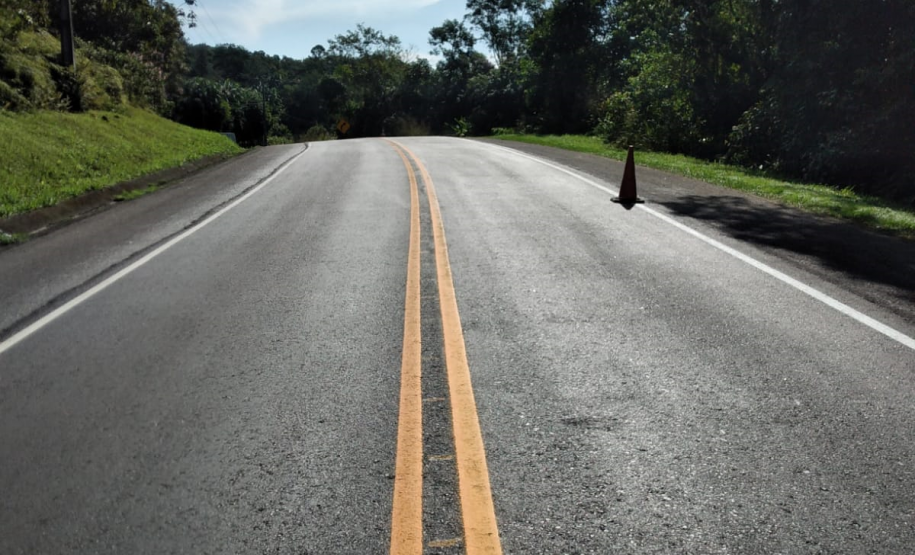 Serviços de conservação na PR-480