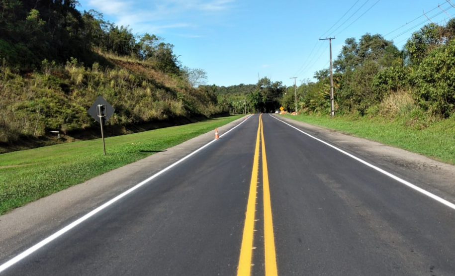 Serviços de conservação na PR-480