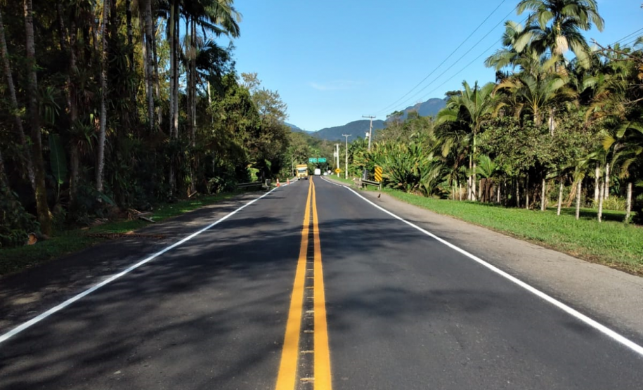 Serviços de conservação na PR-480