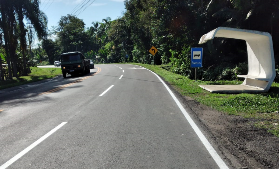 Serviços de conservação na PR-480