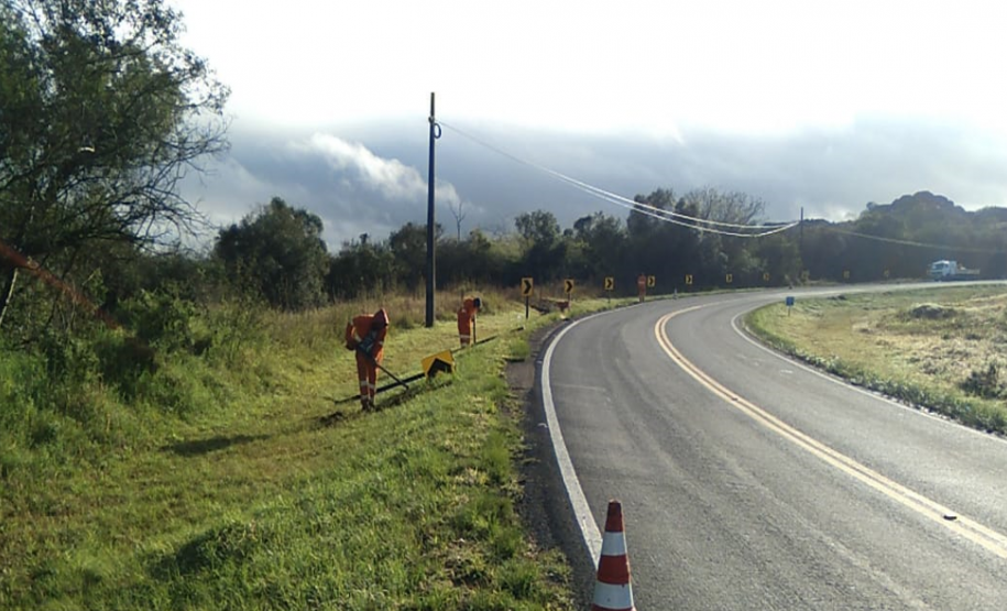 PR-438 entre Teixeira Soares e Guaragi