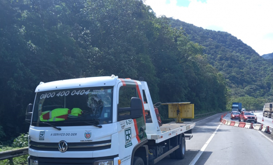 Serviços de operação de tráfego do DER/PR na BR-277