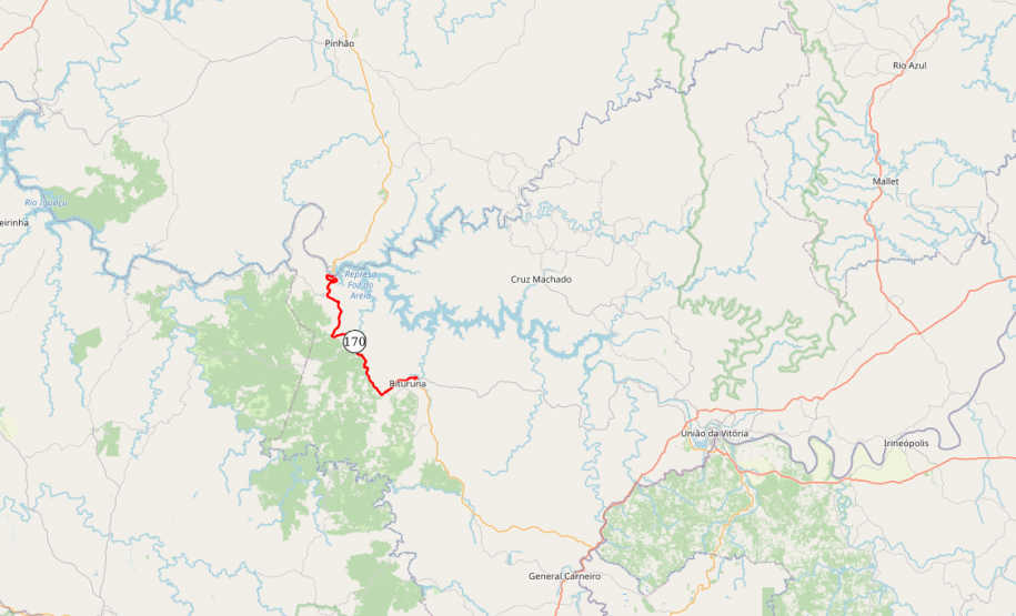 PR-170 Bituruna - Foz do Areia
