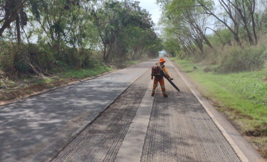 PR-576 entre Aparecida do Ivaí e o Rio Ivaí