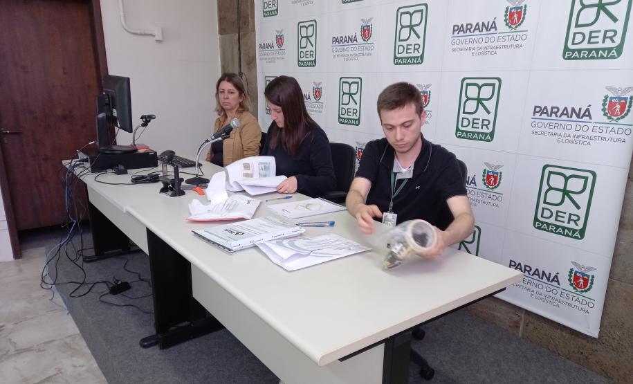 Abertura de envelopes Lote G Oeste Proconserva