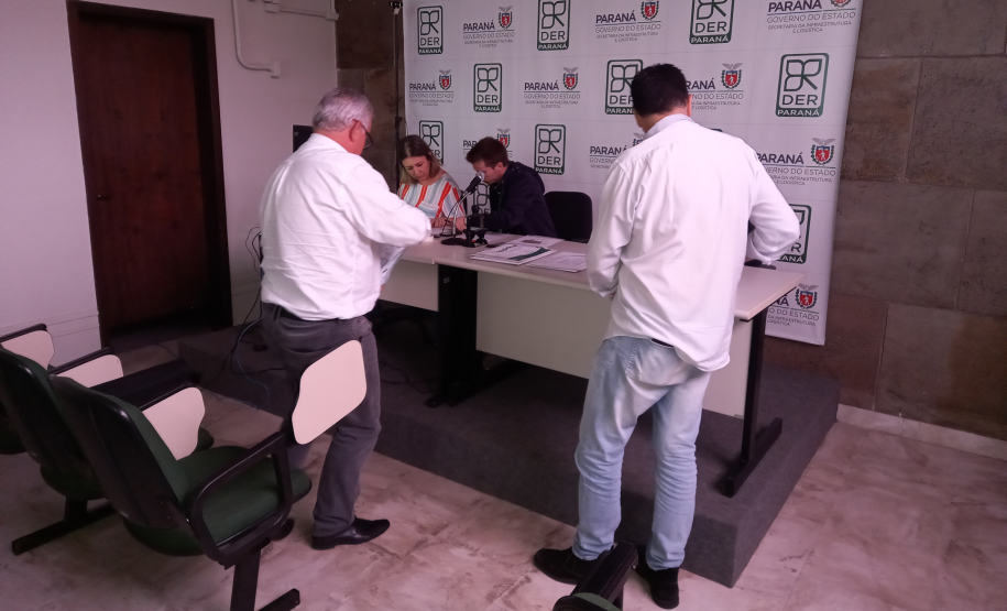 Abertura de envelopes do Lote F Oeste Proconserva