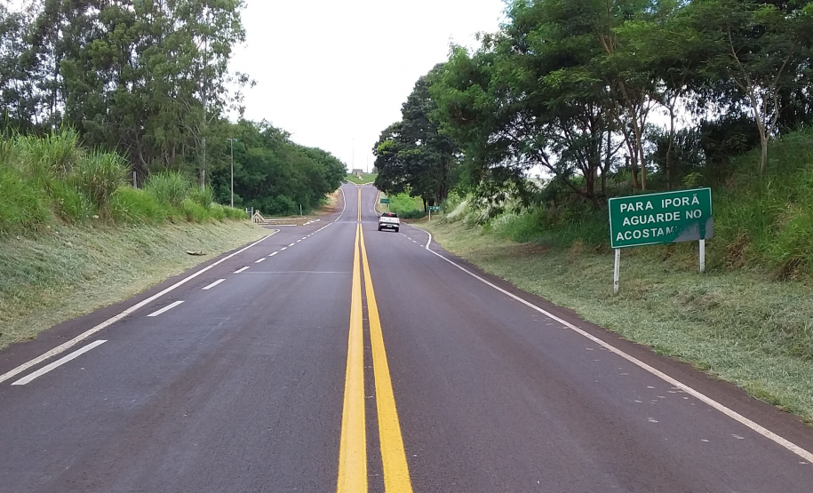 PR-490 entre Iporã e Altônia