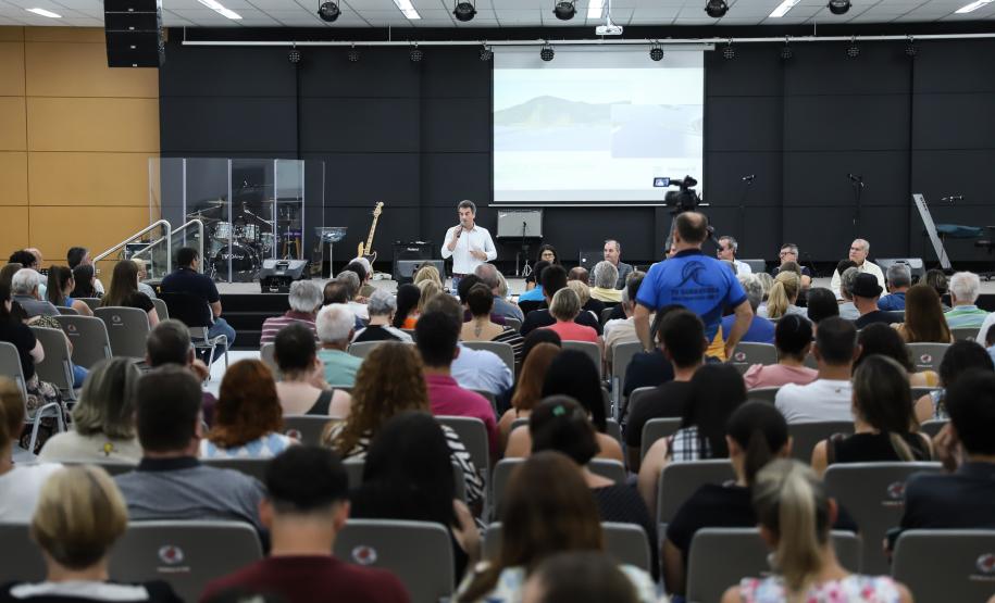 Audiência pública da Ponte de Guaratuba, em Guaratuba