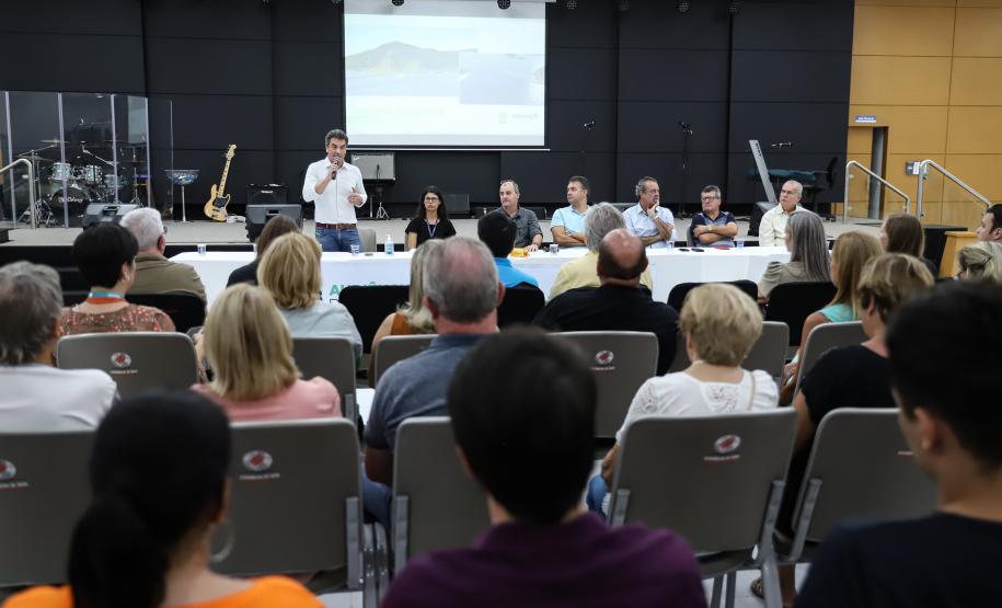 Audiência pública da Ponte de Guaratuba, em Guaratuba