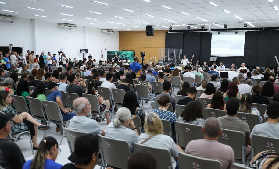 Audiência pública da Ponte de Guaratuba, em Guaratuba