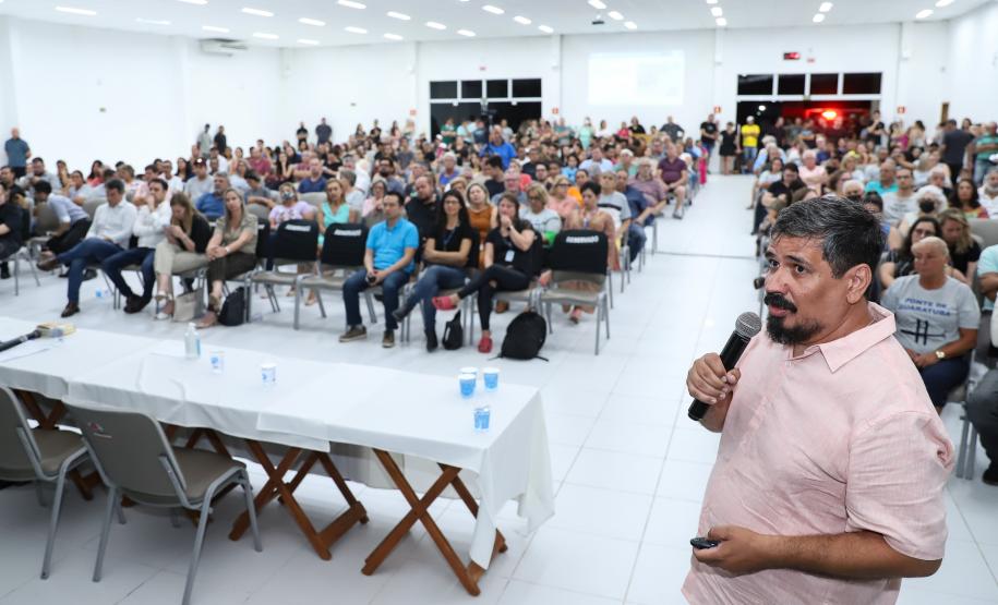 Audiência pública da Ponte de Guaratuba, em Guaratuba