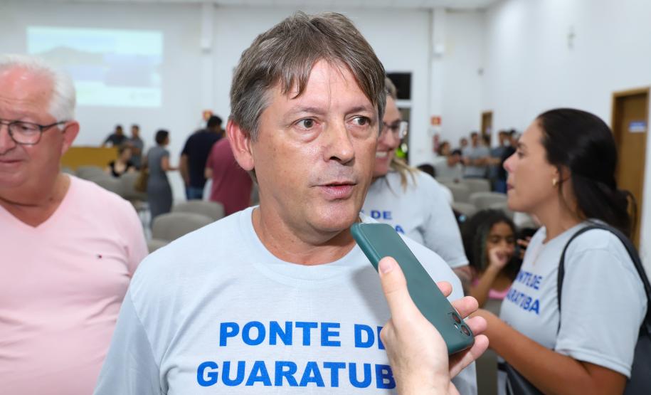 Audiência pública da Ponte de Guaratuba, em Guaratuba