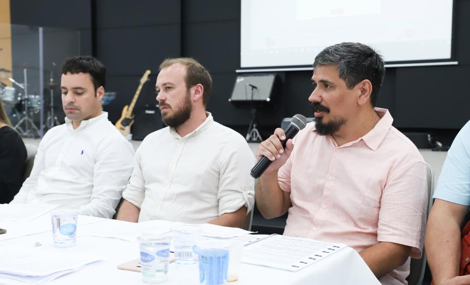 Audiência pública da Ponte de Guaratuba, em Guaratuba