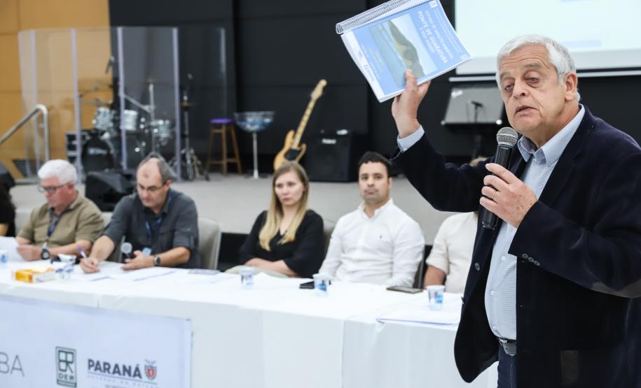 Audiência pública da Ponte de Guaratuba, em Guaratuba