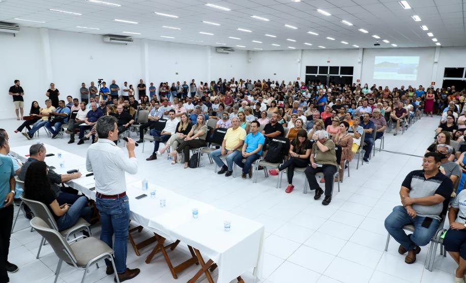 Audiência pública da Ponte de Guaratuba, em Guaratuba